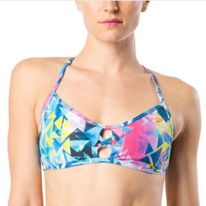NWT Speedo Endurance Sporty Bikini Swim Turnz Top